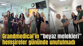 Grandmedical’in “beyaz melekleri” hemşireler gününde unutulmadı