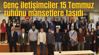 Genç iletişimciler 15 Temmuz ruhunu manşetlere taşıdı