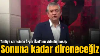 Tahliye sürecinde Özgür Özel'den videolu mesaj: Sonuna kadar direneceğiz