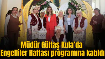 Aile ve Sosyal Müdürü Gültaş Kula’da Engelliler Haftası programına katıldı
