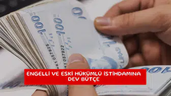Engelli ve eski hükümlü istihdamına dev bütçe