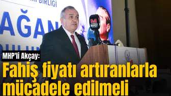 MHP'li Akçay: Fahiş fiyatı artıranlarla mücadele edilmeli