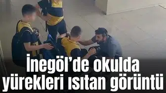 Okulda yürekleri ısıtan görüntü