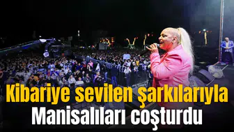 Kibariye sevilen şarkılarıyla Manisalıları coşturdu