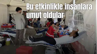 Bu etkinlikle insanlara umut oldular