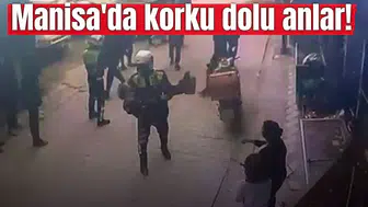 Manisa'da korku dolu anlar!