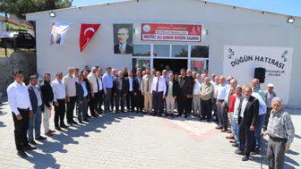 Şatırlar’da Mehmet Ali Şahan Düğün Salonu Açıldı