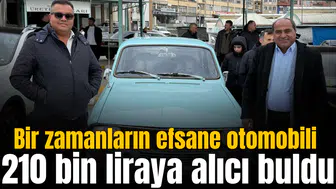 Bir zamanların efsane otomobili 210 bin liraya alıcı buldu