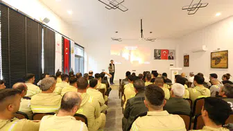 MANİSA’DA ORMAN YANGINLARIYLA MÜCADELEDE İŞ BAŞI EĞİTİMİ