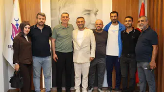 Manisa Amatör Kulüpler Birliği'nden Başkan Şimşek'e ziyaret