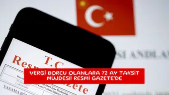 Vergi borcu olanlara 72 ay taksit müjdesi! Resmi Gazete'de