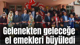 Gelenekten geleceğe el emekleri büyüledi