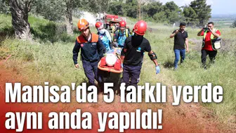Manisa'da 5 farklı yerde aynı anda yapıldı!
