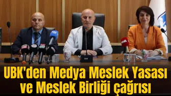 UBK'den Medya Meslek Yasası ve Meslek Birliği çağrısı