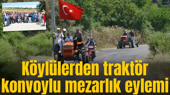 Yağcılar halkından mezarlık istemiyoruz eylemi