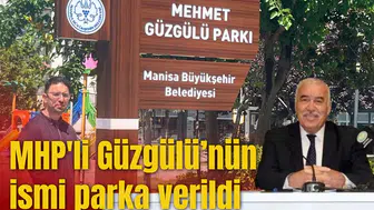 MHP'li Güzgülü’nün ismi parka verildi
