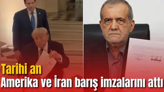 Amerika ve İran barış imzalarını attı