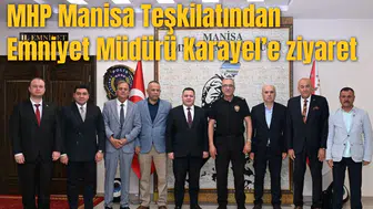MHP Manisa Teşkilatından Emniyet Müdürü Karayel’e ziyaret