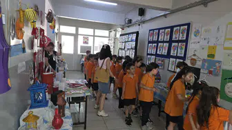 AHMET TÜTÜNCÜOĞLU İLKOKULU’NDA YILSONU SERGİSİ