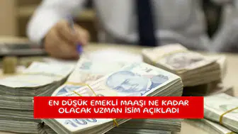 En düşük emekli maaşı ne kadar olacak uzman isim açıkladı