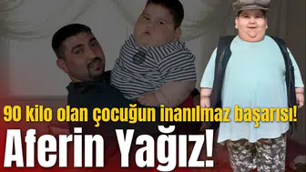 90 kilo olan çocuğun inanılmaz değişimi!