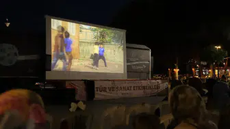 Saruhanlı’da sinema etkinliğine yoğun ilgi
