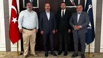 Başkan Dinç'ten Genel Başkan Yavuz Ağıralioğlu'na ziyaret