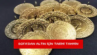 BofA'dan altın İçin tarihi tahmin