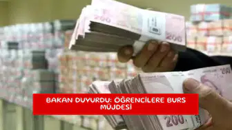 Bakan duyurdu: Öğrencilere burs müjdesi