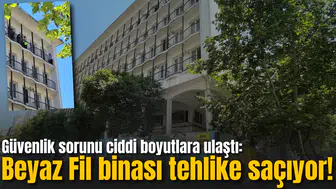 Güvenlik sorunu ciddi boyutlara ulaştı: Beyaz Fil binası tehlike saçıyor!