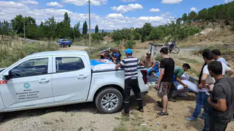 Büyükşehir'den üreticilere yem desteği