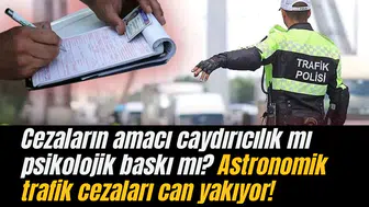 Cezaların amacı caydırıcılık mı psikolojik baskı mı? Astronomik trafik cezaları can yakıyor!