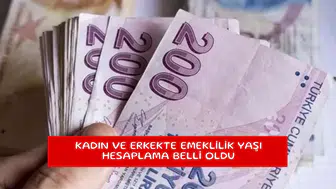 Kadın ve erkekte emeklilik yaşı hesaplama belli oldu