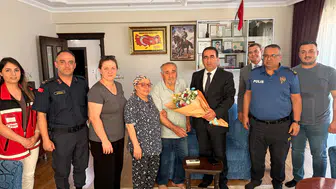 İlçeye yeni atanan kaymakamın ilk durağı bakın neresi oldu