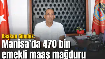 Başkan Gündüz: Emekli zamları hayat pahalılığı karşısında eriyor
