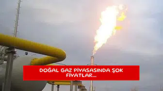 Doğal gaz piyasasında şok fiyatlar...