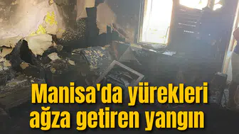 Manisa'da yürekleri ağza getiren yangın