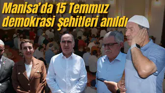 Manisa’da 15 Temmuz demokrasi şehitleri anıldı