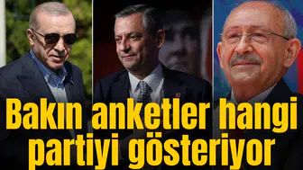 Bakın anketler hangi partiyi gösteriyor