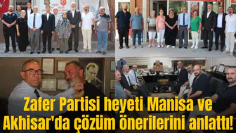 Zafer Partisi heyeti Manisa ve Akhisar'da çözüm önerilerini anlattı!