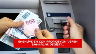 Emekliye en çok promosyon veren bankalar değişti...