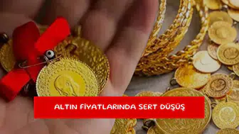 Altın fiyatlarında sert düşüş