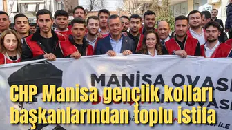 CHP Manisa gençlik kolları başkanlarından toplu istifa