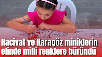 Hacivat ve Karagöz milli renklere büründü