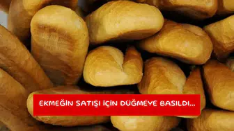 Ekmeğin satışı için düğmeye basıldı...