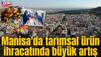 Manisa'da tarımsal ürün ihracatında büyük artış