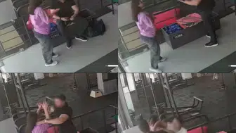 Spor salonunda kadın işletmeciye saldırı
