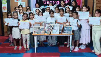 Hacı Saime Güleçyüz’de yaz kursu heyecanı bitti