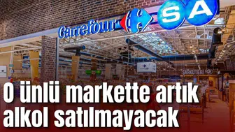 O ünlü markette artık alkol satılmayacak