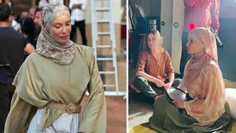 Gamze Özçelik oyunculuğa geri döndü! İşte setten gelen ilk görüntüler